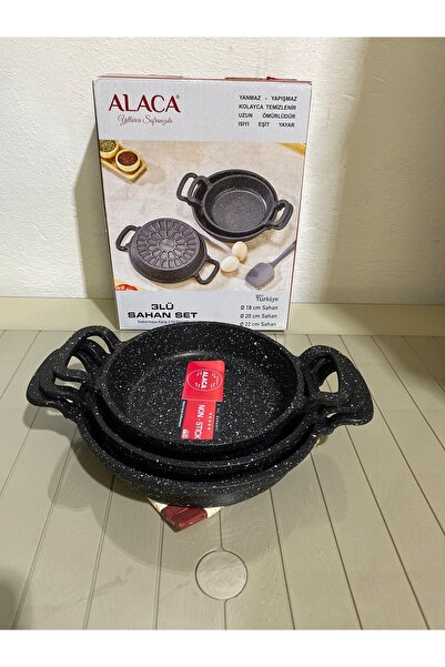 Alaca 3 lü sahan seti