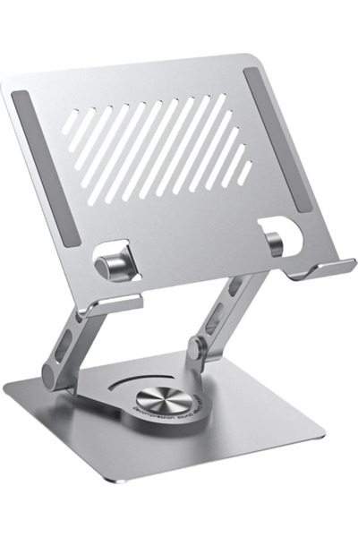 teknosepetim Telefon Tablet Standı Metal 360 Dönen Ayarlanabilir Kademeli Sta...