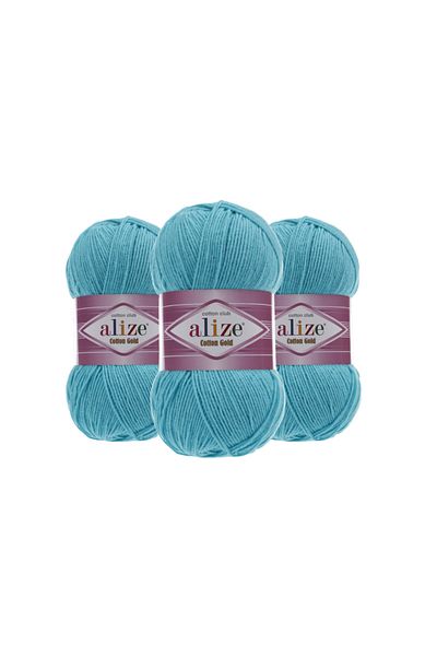 Alize Cotton Gold Cotton Knitting Yarn Amigurumi Yarn 287 3 Pieces