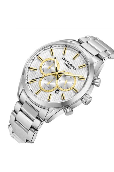 Lee Cooper Lee Cooper Men's Multi Function Silver Dial Watch - LC08153.330