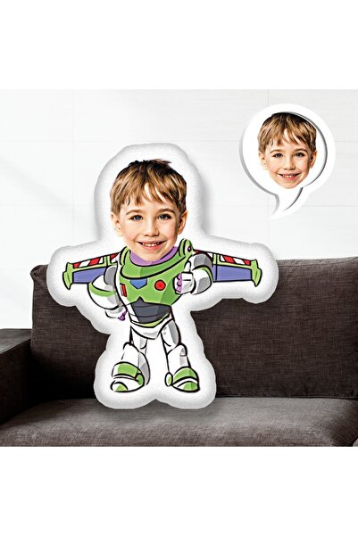 EJOYA Kişiye Özel Fotoğraflı Buzz Lightyear Yastık 115601 30 cm