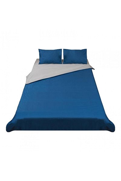 Heinner Double bed linen, 100% cotton, Density 144TC, Blue