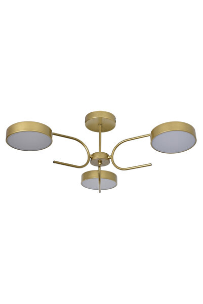 Modavize Pablo Modern  Salon Yatak Odası Salon Mutfak Beyaz Işık Ledli 3 lü Led Avize