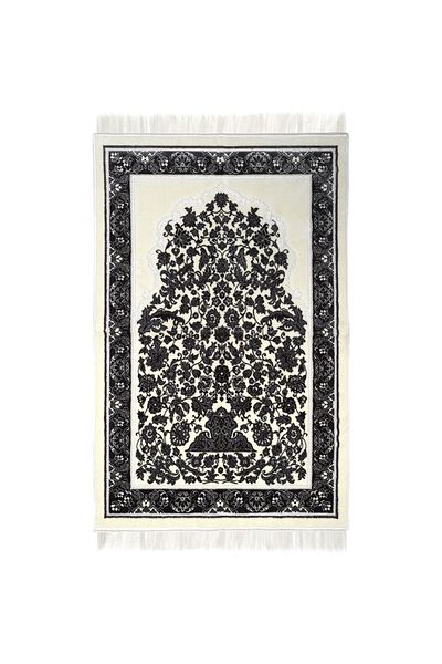 MANASEK Prayermat - White & Grey