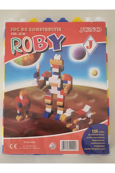 JUNO Roby construction set, 116 pieces, Multicolor
