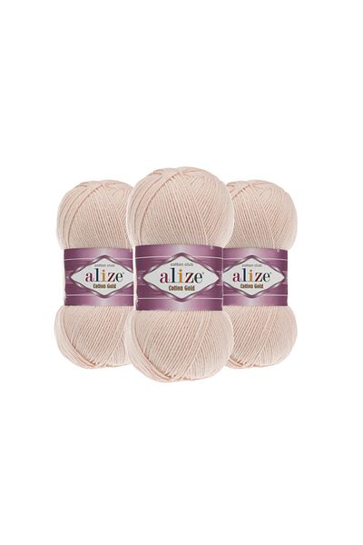 Alize Cotton Gold Cotton Knitting Yarn Amigurumi Yarn 382 3 Pieces