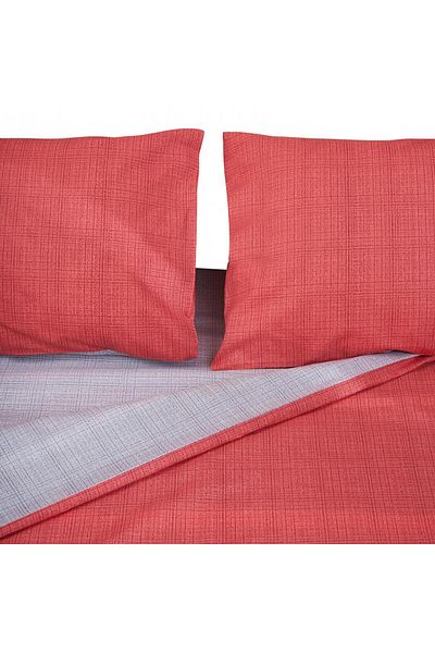 Heinner Double bed linen, 100% cotton, Density 144TC, Brick