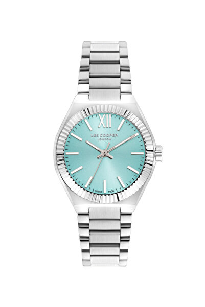 Lee Cooper ساعة لي كوبر النسائية التناظرية ذات الميناء الأزرق - LC07970.380