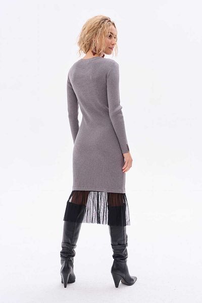 Blue Shadow Sweater Dress Donna Grey