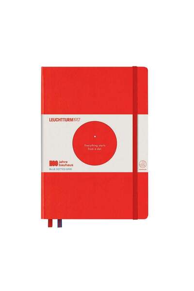 Leuchtturm1917 Bauhaus Serisi Not Defteri, Orta Boy (A5), Sert Kapak, 251 Say...