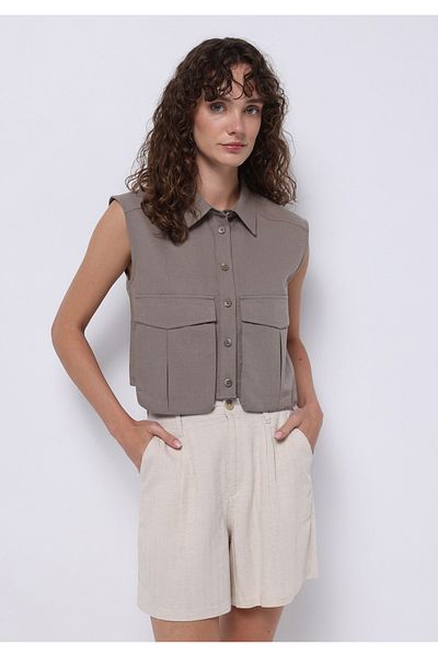 Colin's Regular Fit Women's Green Shirt