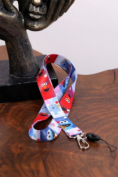 Dioforce Cookie Monster Neck Strap Lanyard and Phone Strap with Apparatus Infinite Pattern