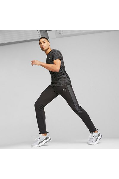 Puma Mens EVOSTRIPE Sweatpants - Black