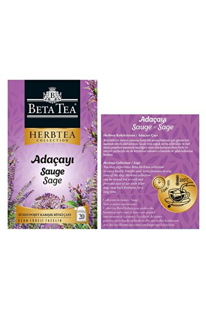 Beta Tea Adaçayı 20x1,3 Gr - Beta Herbtea Collection