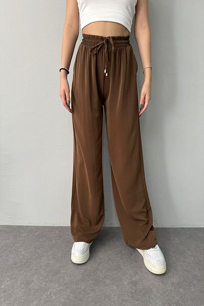 lizge giyim Loose Cut Elastic Waist Trousers