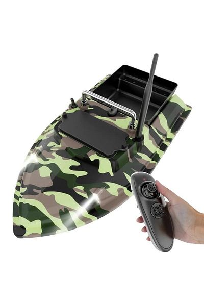 iUni Loď Plantat, Nadit a Momit U05, 500 m, 2 kg, 12 000 mAh, 10 km/h, diaľkové ovládanie 2,4 GHz, armádny