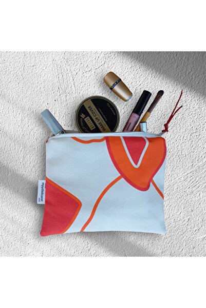 MPY GLOBAL Стилна чанта за грим от платно, чанта за аксесоари, чанта от плат