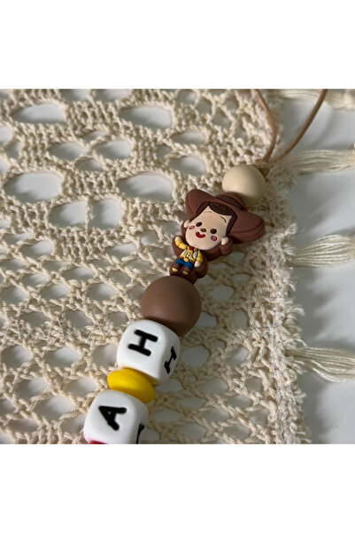 Little Cloud قلادة أودي على شكل مصاصة تحمل اسم طفلك