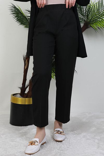 GİYZAMİLA Classic Trousers Black
