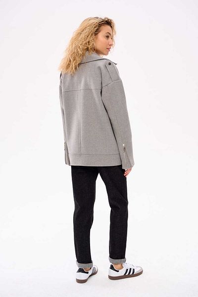 Blue Shadow Women's Blanshi Grey Melange Jacket