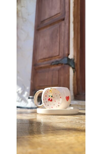 Ceresshop Handmade Ceramic Cherry Cup