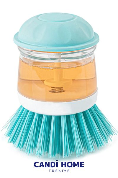 HOBİ CONDİ Premium Professional Trend Dish Brush with Detergent Tank