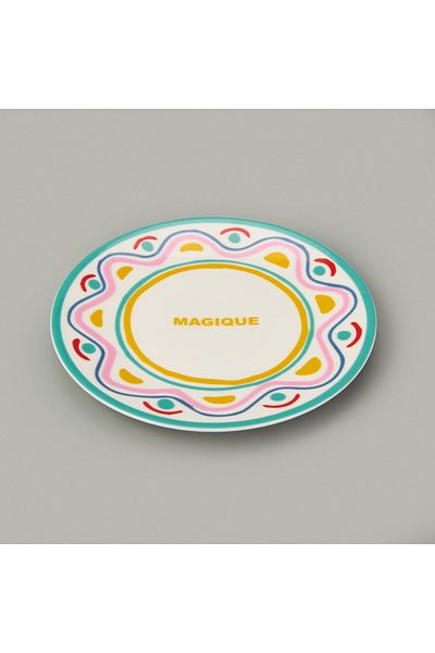 Evidea Kitchen Magique Serving Plate - Colorful - 25 cm