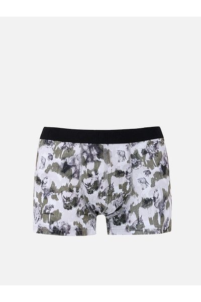 Colin's Modern Fit Printed Men's Black Boxers