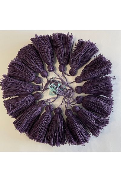 Lux Touch Liva Lavi Purple Ανταλλακτικό Σετ χόμπι με βαμβακερή φούντα 15 τεμαχίων