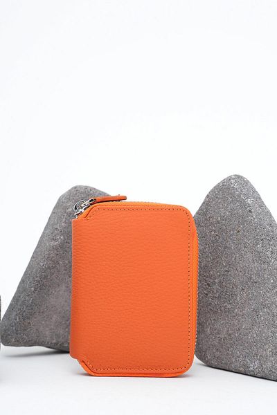 Deri Company Women's Leather Wallet Orange 213513