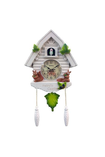 OEM Wall Clock with Pendulum and Cuckoo, 26x48cm