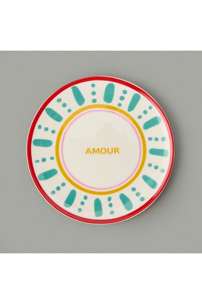 Evidea Kitchen Amour Pasta Plate - Colorful - 19 cm