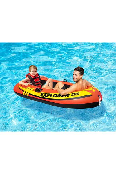 Intex Comfort And Rigidity Inflatable Explorer 200 Boat 185x94cm
