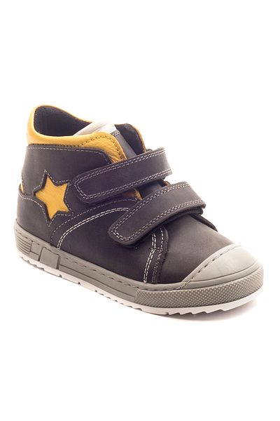 mnpc Boy's Grey Leather Orthopedic Supported Παιδικές Μπότες