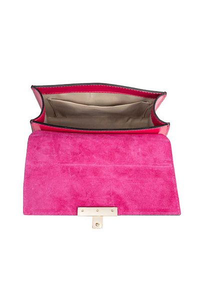 Toro Nero Geantă de damă din piele naturală fuchsia Ella