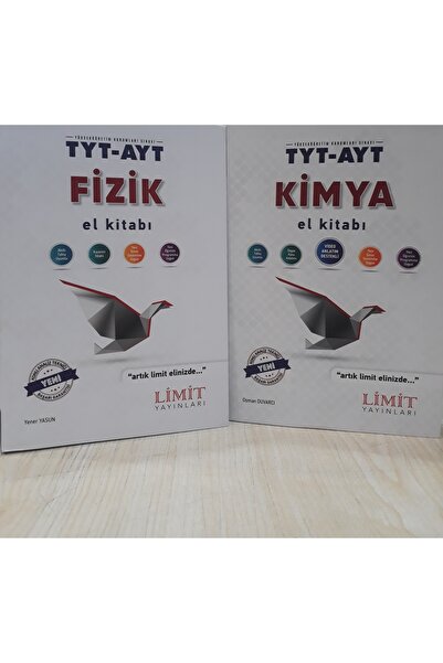 Limit Yayınları 2025 limit tyt ayt fizik+kimya el kitabı 2 li set