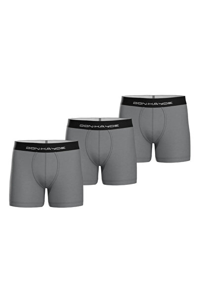 Don Kayde Don-kayde Premium Antrasit Gri Erkek Boxer 3' Lü Set