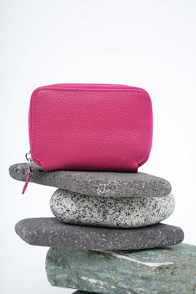 Deri Company Women's Leather Wallet Pink 213513