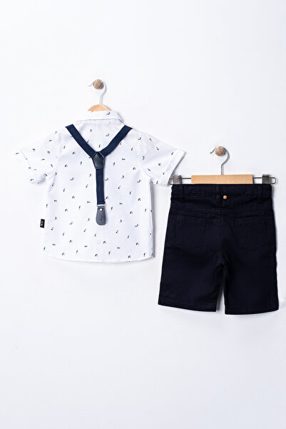 tinytrends Erkek Bebek&Çocuk Fish Yazlık Bayramlık Salopet Takım Elbise