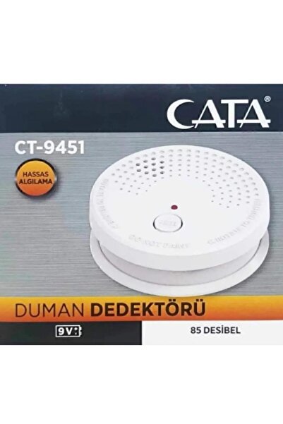 Cata Mny Elektrik 1 Adet Kablosuz Duman Dedektörü ( Pil Hariç )