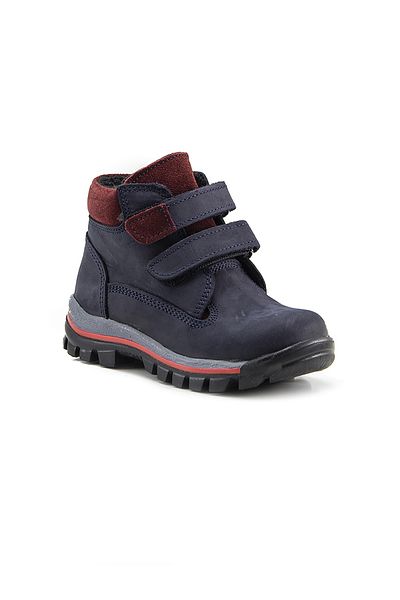 mnpc Boy's Navy Blue Leather Orthopedic Supported Παιδικές Μπότες