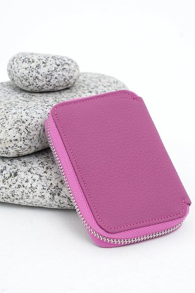 Deri Company Women's Leather Wallet Lilac 213513