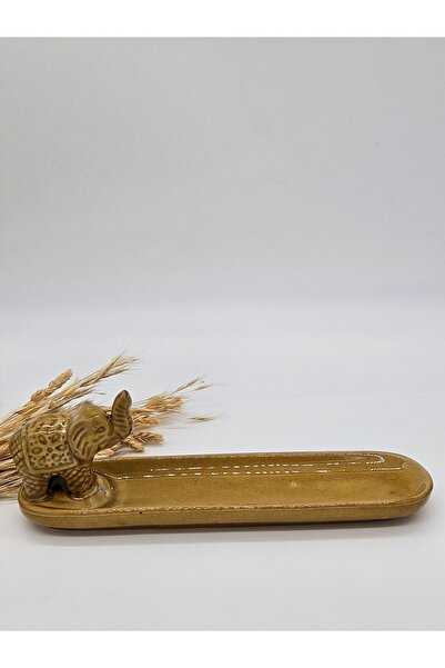 MORMEYDAN Tütsülük Kayık Filli Seramik- Kahverengi