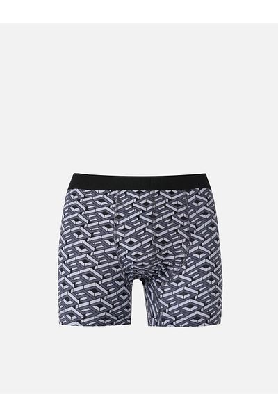 Colin's Modern Fit Printed Men's Gray Boxers