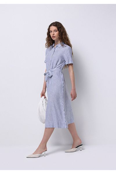 Colin's Regular Fit Women's Blue Dress
