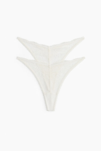 H&M 2'li Dantel Tanga Thong Külot