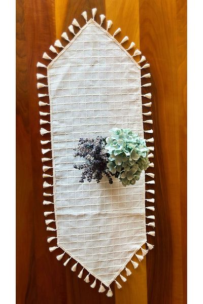 NURGİTA HOME Φούντα Runner Μποέμ 40 X 90