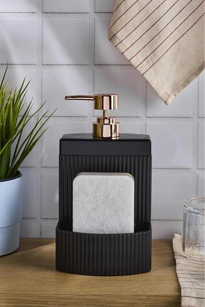 Perotti Kelly Liquid Soap Dispenser Μαύρο 540 ml 16508