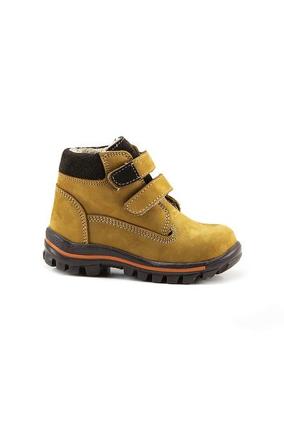 mnpc Boy's Yellow Leather Orthopedic Supported Παιδικές Μπότες