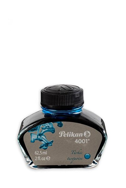 Pelikan 4001 Brilliant Turkuaz Şişe Mürekkep 62,5 ml
